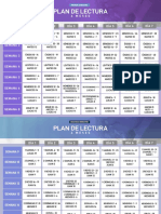 Plan de Lectura - 6 Meses