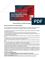 Aspectos Destacados de Los Cambios en RCP y CCE de AHA 2020 - ESPAÑOL