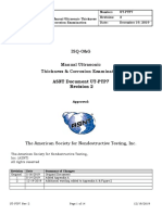 Isq-O&G Manual Ultrasonic Thickness & Corrosion Examination: ASNT Document UT-PTP7 Revision 2