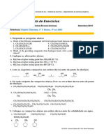 004 Lista 4 Amarelo - Propriedades Físicas (Haletos-Álcoois,-Aminas) 2015-2