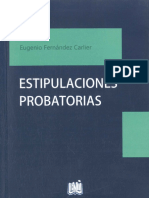 ESTIPULACIONES PROBATORIAS - EUGENIO FERNANDEZ CARLIER