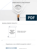 Materi Manajemen Waktu dan Stress