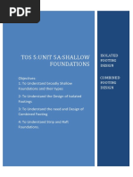 Tos 5:unit 5A:Shallow Foundations