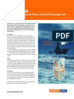 Alimak Se: The Modular Rack & Pinion Goods/Passenger Lift