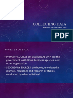 Collecting Data: Prepared By: Jon-Jon B. Corpuz, Maed