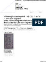 (HTTP://WWW - Autogenius.info/) : VW Transporter T5 - Fuse Box Diagram