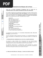Acta Del Pleno Ordinario Del 4 de Marzo de 2021