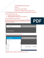 CALL DISCUSSED POINTS: 26 February 2021 When Adding Properties From Back End