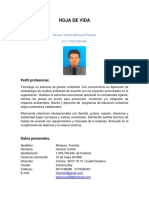 HojaVida TecnologoAmbiental CV