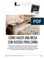 CO DO 01 Como Hacer Una Mesa Con Ruedas para Cama