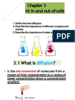 Movement in and Out of Cells