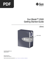 SUN Blade 2500 startup manual