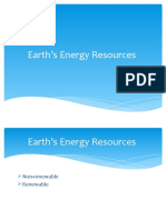 Earths Energy Resources