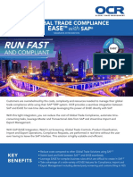 Global Trade Compliance Ease With SAP
