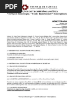manual hemotransfusão