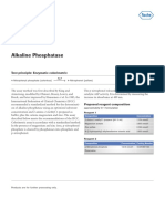 Alkaline Phosphatase: Test Principle: Enzymatic Colorimetric
