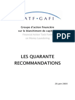 Quarante Recommandations Du Gafi