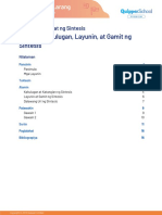 SG - FPL 11 - 12 Q1 0401 - Kahulugan, Layunin, at Gamit NG Sintesis