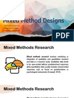 LESSON 2 Mixed Methods Designs