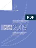 Declaración Conferencia mundial de Educación Superior 2009 - París