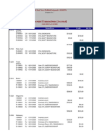 Account Transactions (Accrual) : ID# SRC Date Memo/Payee Debit Credit Job No