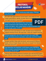 Infografis Protokol Isolasi Mandiri Covid 19