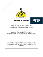 Kertas Kerja Pembangunan MSAJ