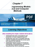 Linear Programming Models: Graphical and Computer Methods: To Accompany