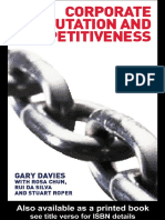 Gary Davies - Corporate Reputation and Competitiveness (2002)