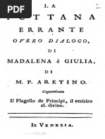 La Puttana Errante (Pietro Aretino)