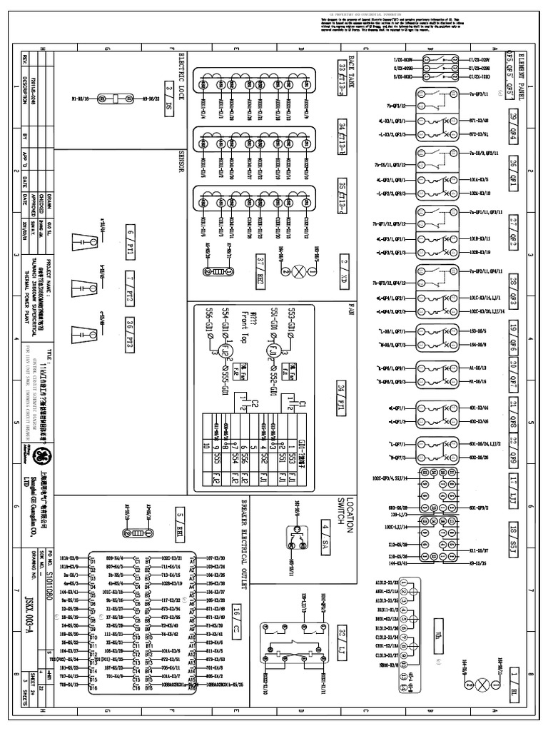 11kV Unit Switchgear Control Circuit | PDF | Electrical Equipment ...