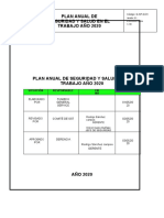 Corporacion Thomylton SAC. Plan Anual de SST - 2020