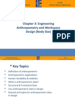 Chapter 3: Engineering Anthropometry and Workspace Design (Body Size)