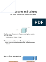 Surface Area and Volume