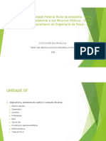 Unidade 07 - Algicultura Ambiente de Cultivo e Seleo de Rea