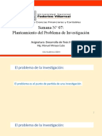 El Planteamiento Del Problema de Investigación