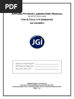 Applied Applied Applied Applied Physics Laboratory Manual Physics Laboratory Manual Physics Laboratory Manual Physics Laboratory Manual