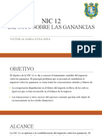 NIC 12 -GANANCIAS 