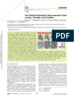 Fabrication of Bacterial CellulosePolyaniline Nanocomposite Paper