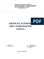 Cuadro Comparativo de Las Articulaciones