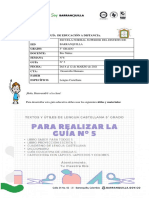 Guía 5 Lengua C. Marzo 8 Al 12 de 2021 5° Grado