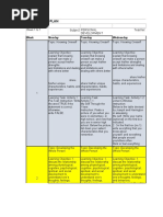 My Learning Plan: Teacher: Subject: - Personal Development