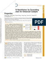 Synthesis of Pd Nanoframes by Excavating