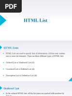 Lec 17 (HTML List)