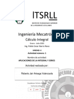 A1-Investigacion - Aplicaciones de La Integral y Series