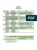 Jadwal Kuliah