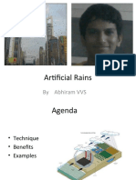Artificial Rains: by Abhiram VVS