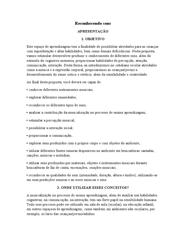 PDF) Percepção e interação de crianças no processo de