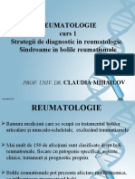 CURS 1- Strategii de diagnostic in   reumatologie. Principalele sindroame in reumatologie