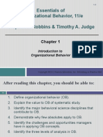 Chapter 1 - Organizational Behavior